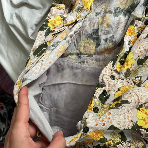 Kimchi Blue Romper - Yellow Floral - Picture 6 of 8